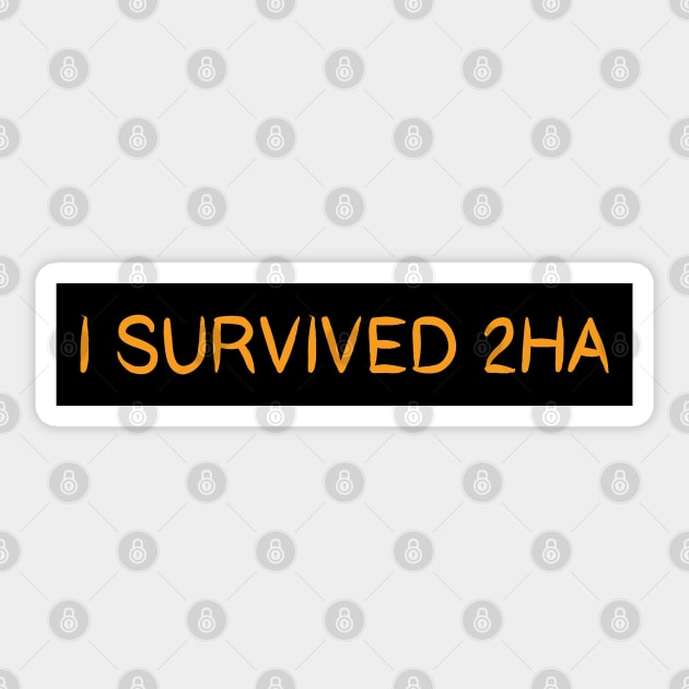 I survived 2ha - danmei Sticker by Selma22Designs